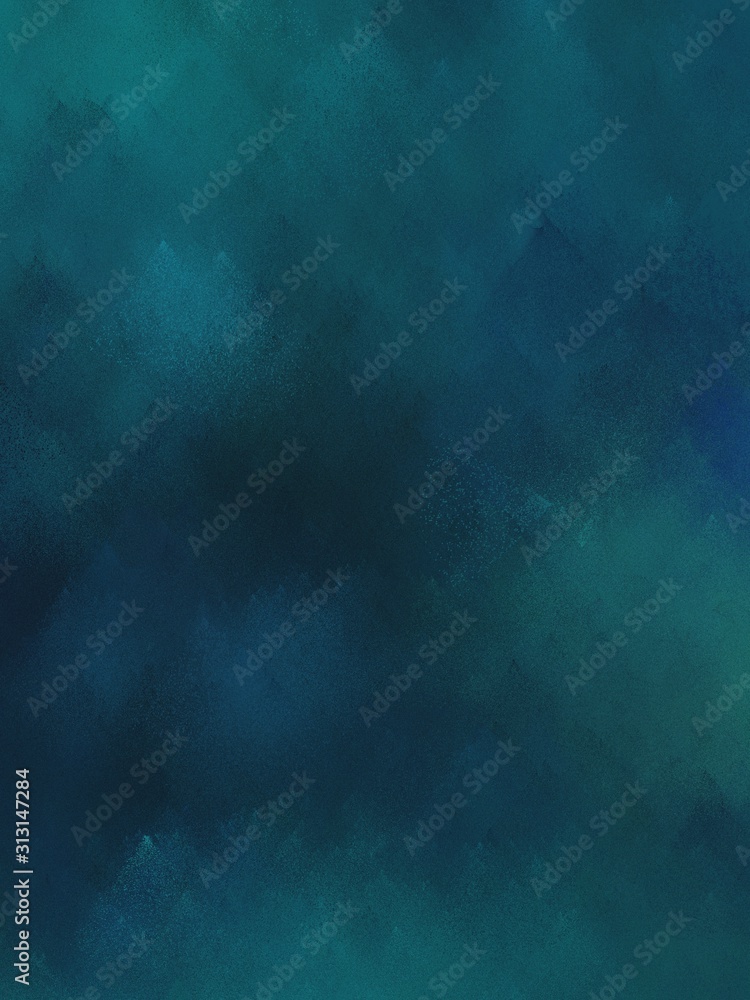 Obraz painted grunge backdrop with dark slate gray, teal green and teal colors with free text space