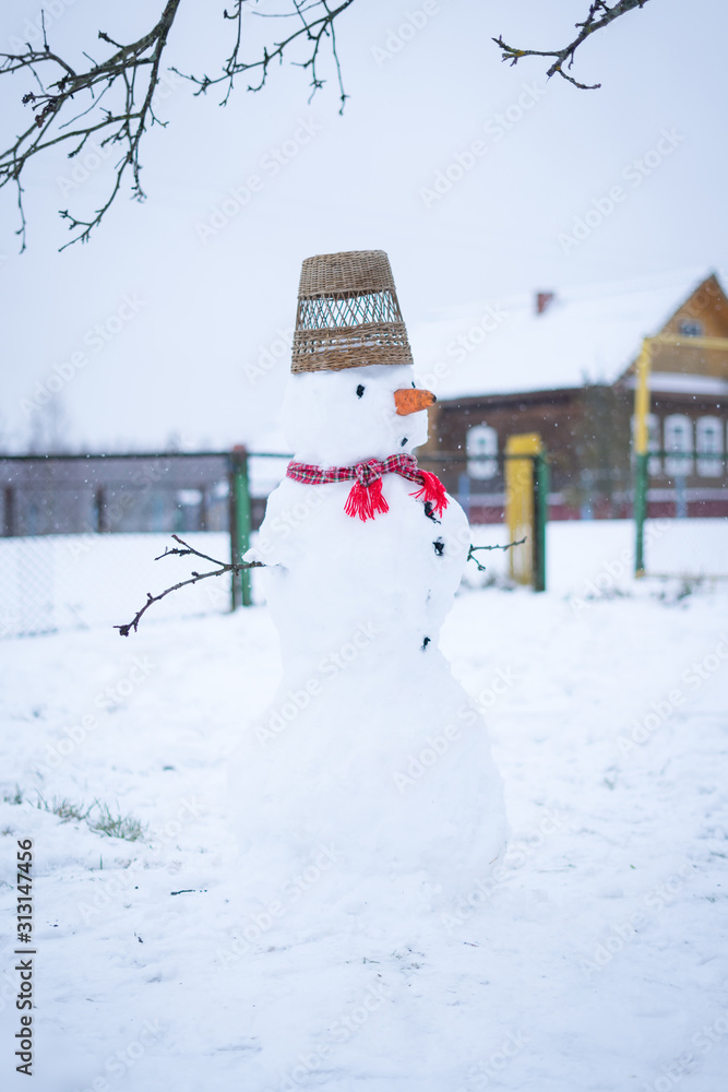 Naklejka premium snowman