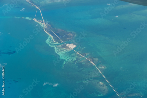 Keys islands, Florida aerial view