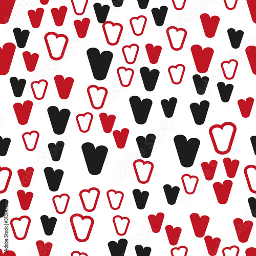 Valentine's day. Seamless p...