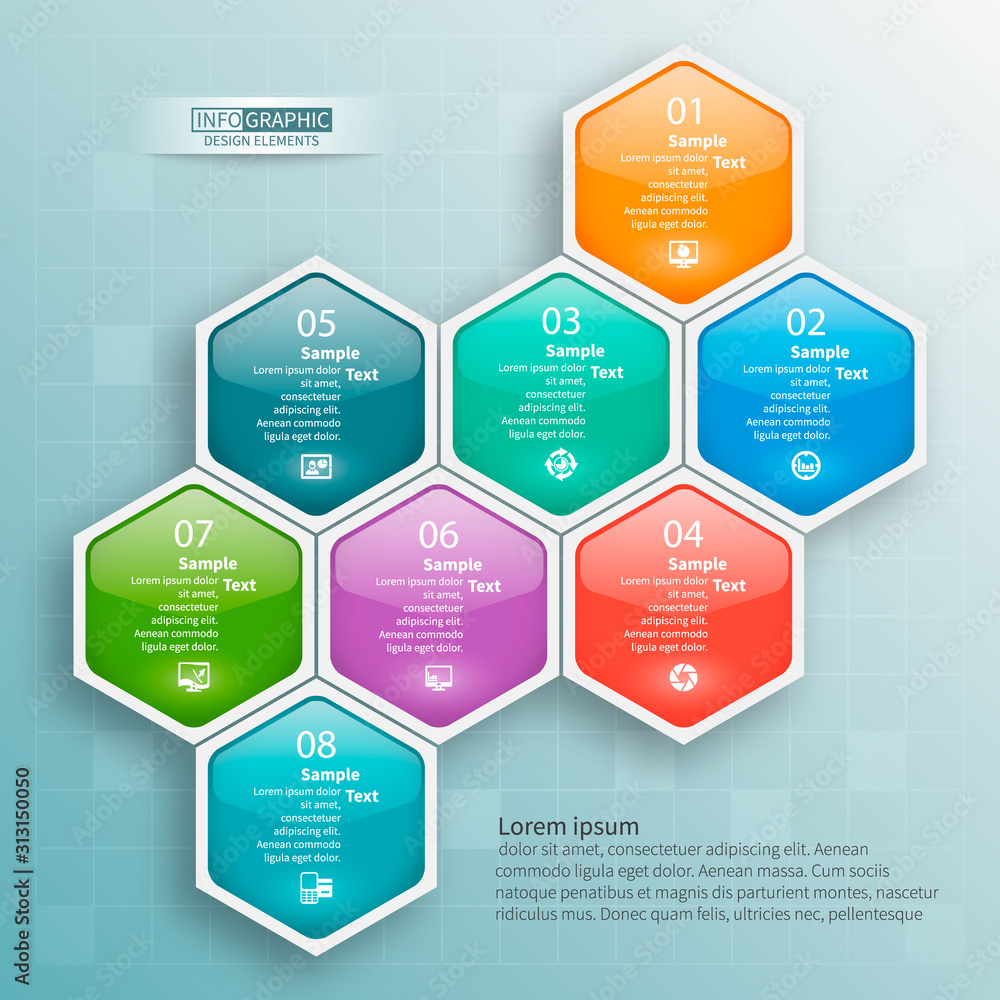 Abstract 3D Paper Infographics. Business template .Vector illustration Abstract 3D Paper Infographics. Business template .Vector illustration