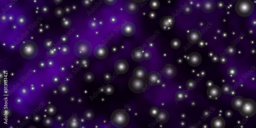 Fototapeta premium Dark Pink vector background with colorful stars. Colorful illustration in abstract style with gradient stars. Pattern for websites, landing pages.