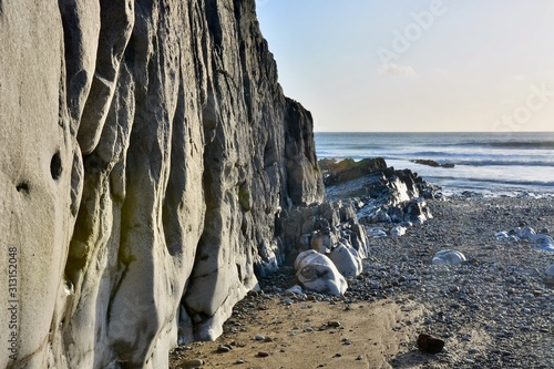 East Cliff Beach, Pennard, The Gower, South Wales, U.K.