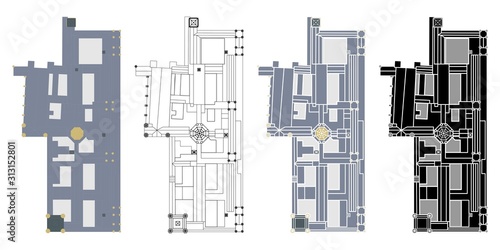Houses of United Kingdom parliament.