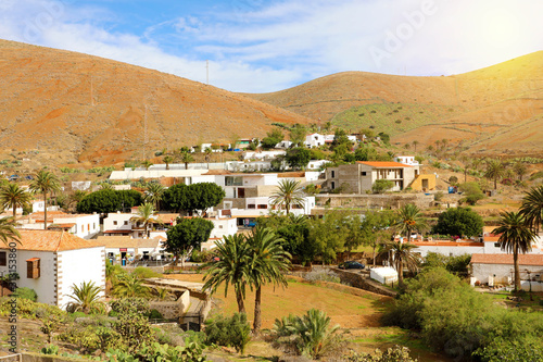 Betancuria small town view Fuerteventura, Canary Islands, Spain