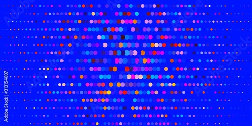 Dark Multicolor vector backdrop with dots. Colorful illustration with gradient dots in nature style. Pattern for wallpapers, curtains. © Guskova
