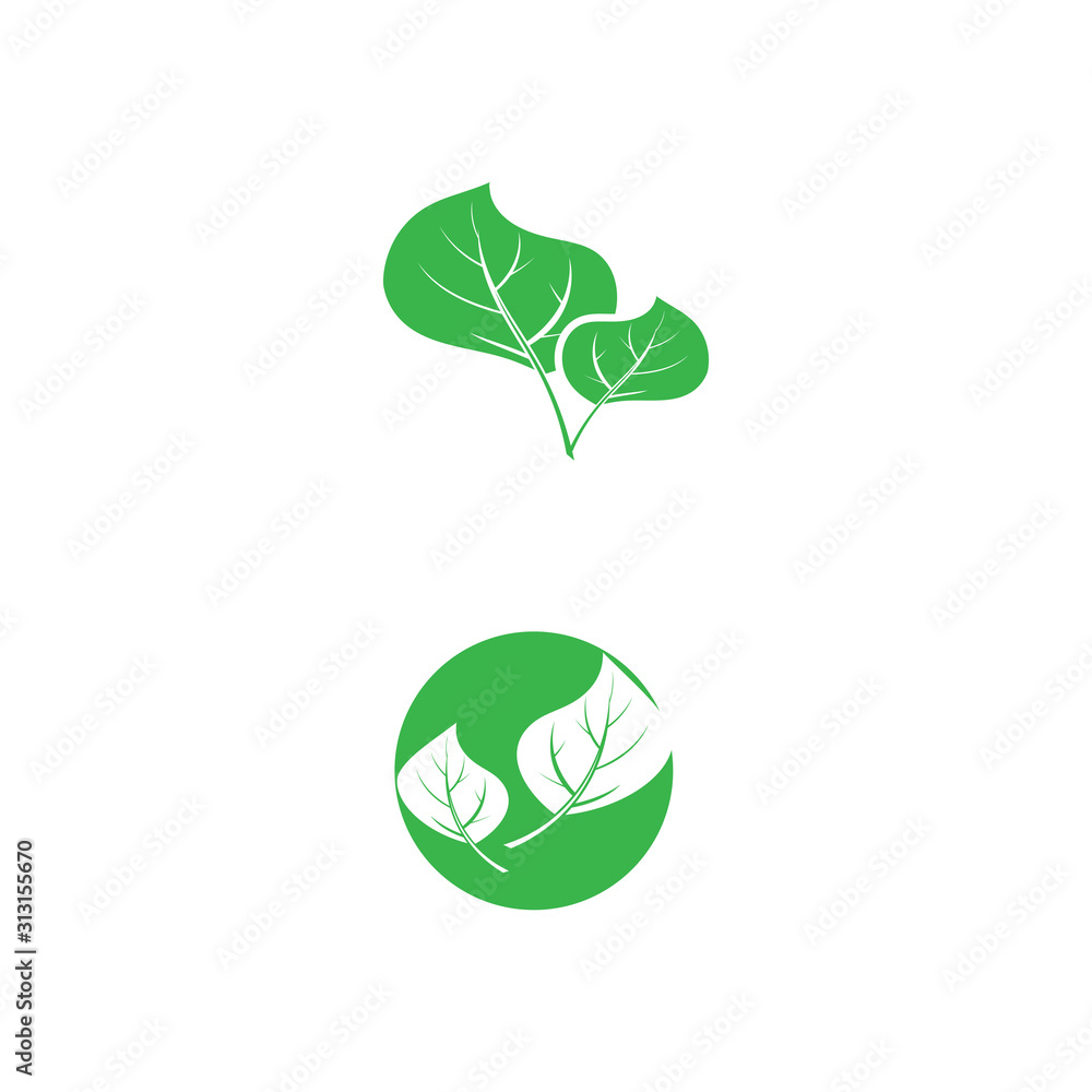 Vegan Logo Template vector symbol Vegan Logo Template vector symbol