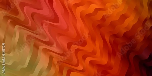 Light Multicolor vector template with lines. Abstract gradient illustration with wry lines. Template for your UI design.