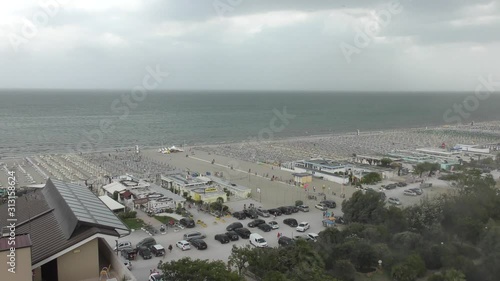 Arrivo del temporale a Cervia Milano Marittima