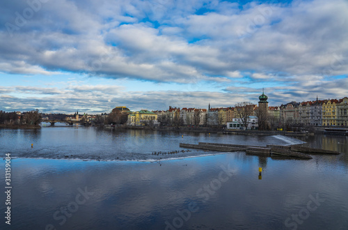 River Vltava in Prague.