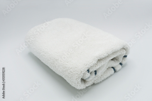 Clean hygiene towel