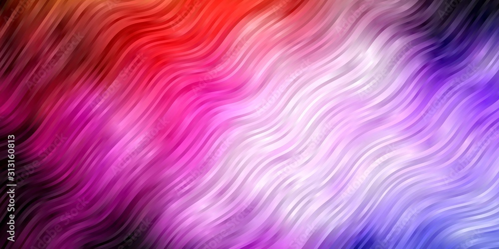 Dark Pink, Yellow vector background with curved lines. Illustration in abstract style with gradient curved. Pattern for ads, commercials. Dark Pink, Yellow vector background with curved lines. Illustration in abstract style with gradient curved. Pattern for ads, commercials.