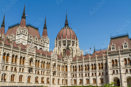 South West side of Hungarian Parliament Building.