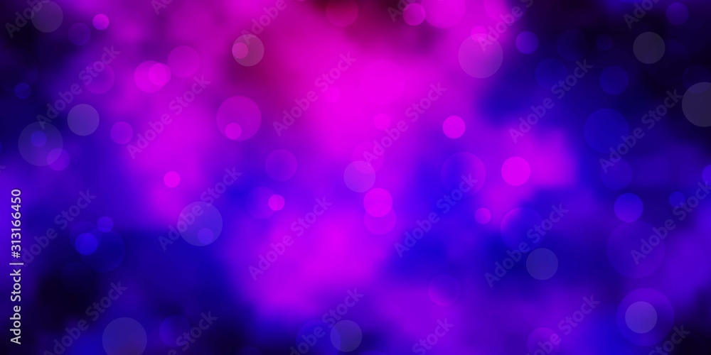 Light Purple vector layout with circle shapes. Illustration with set of shining colorful abstract spheres. Pattern for websites. Light Purple vector layout with circle shapes. Illustration with set of shining colorful abstract spheres. Pattern for websites.