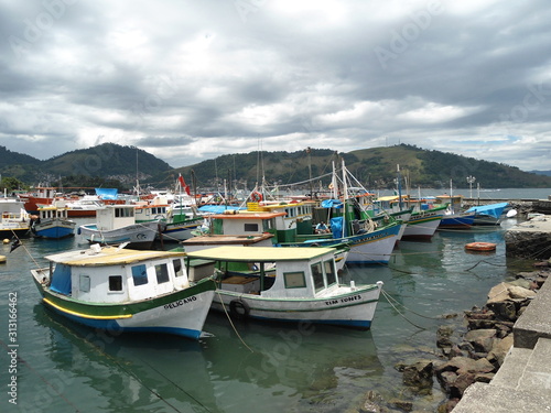 boats at sea