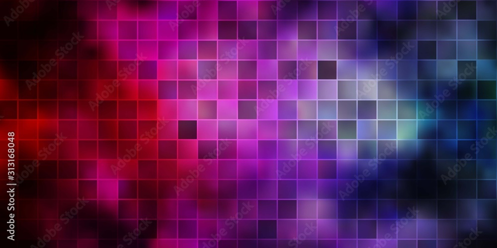 Fototapeta premium Dark Pink, Green vector background in polygonal style.