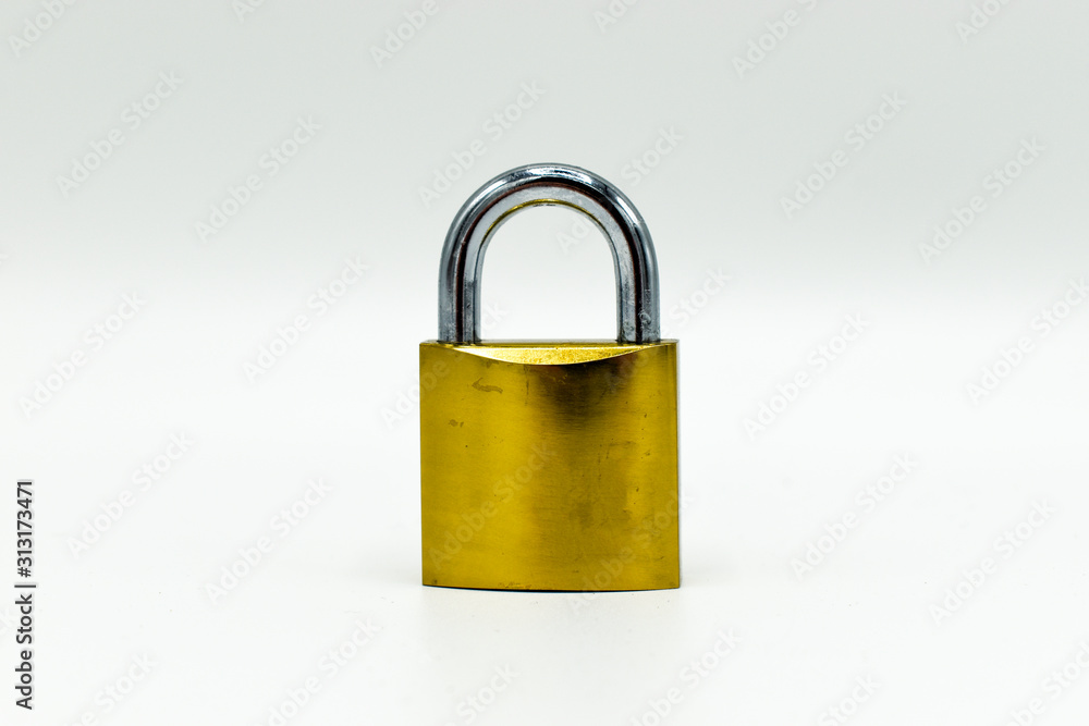 Security lock isolated on white background. GDPR and data protection. Security lock isolated on white background. GDPR and data protection.