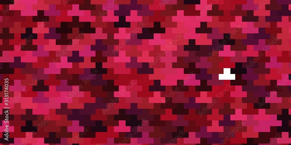 Fototapeta premium Light Pink, Red vector texture in rectangular style. Rectangles with colorful gradient on abstract background. Modern template for your landing page.
