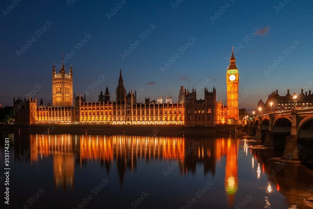 Obraz premium Big Ben and House of Parliament London