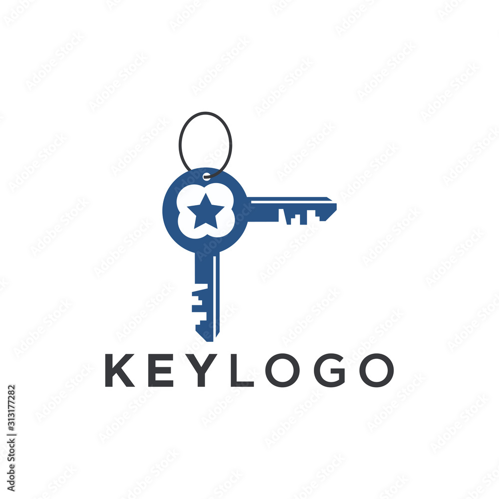 Key Logo Template Design Vector Illustration Key Logo Template Design Vector Illustration