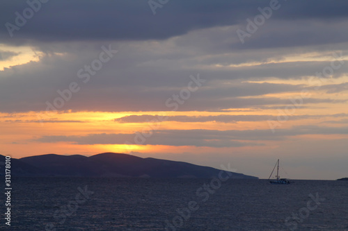 Seaside town of Bodrum and spectacular sunsets. Mugla, Turkey © bt1976