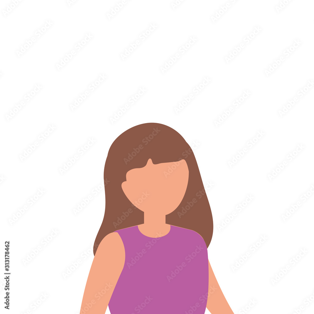 cute girl avatar character icon vector illustration design cute girl avatar character icon vector illustration design