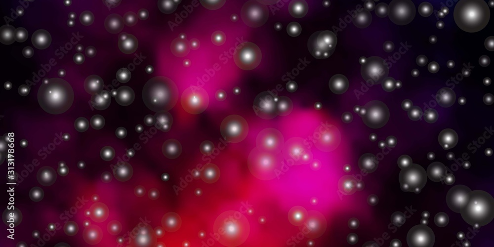Dark Purple vector pattern with abstract stars. Modern geometric abstract illustration with stars. Pattern for wrapping gifts. Dark Purple vector pattern with abstract stars. Modern geometric abstract illustration with stars. Pattern for wrapping gifts.