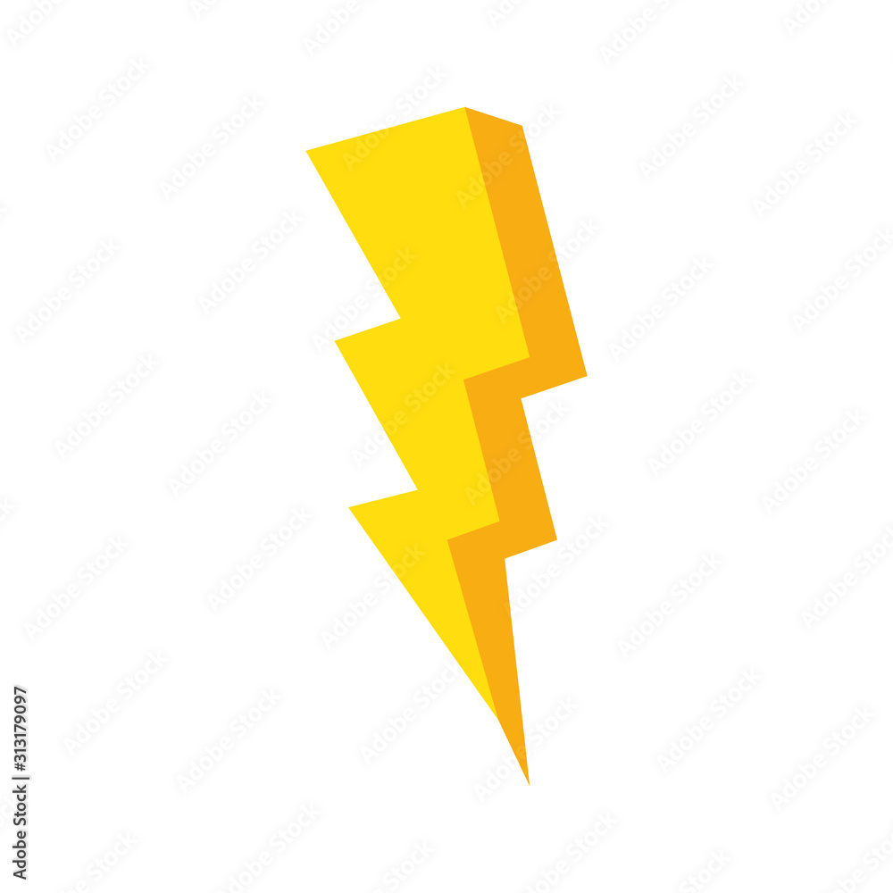 thunderbolt pop art style icon vector illustration design thunderbolt pop art style icon vector illustration design