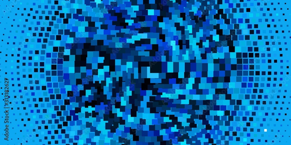 Fototapeta premium Light BLUE vector template in rectangles. Abstract gradient illustration with colorful rectangles. Template for cellphones.