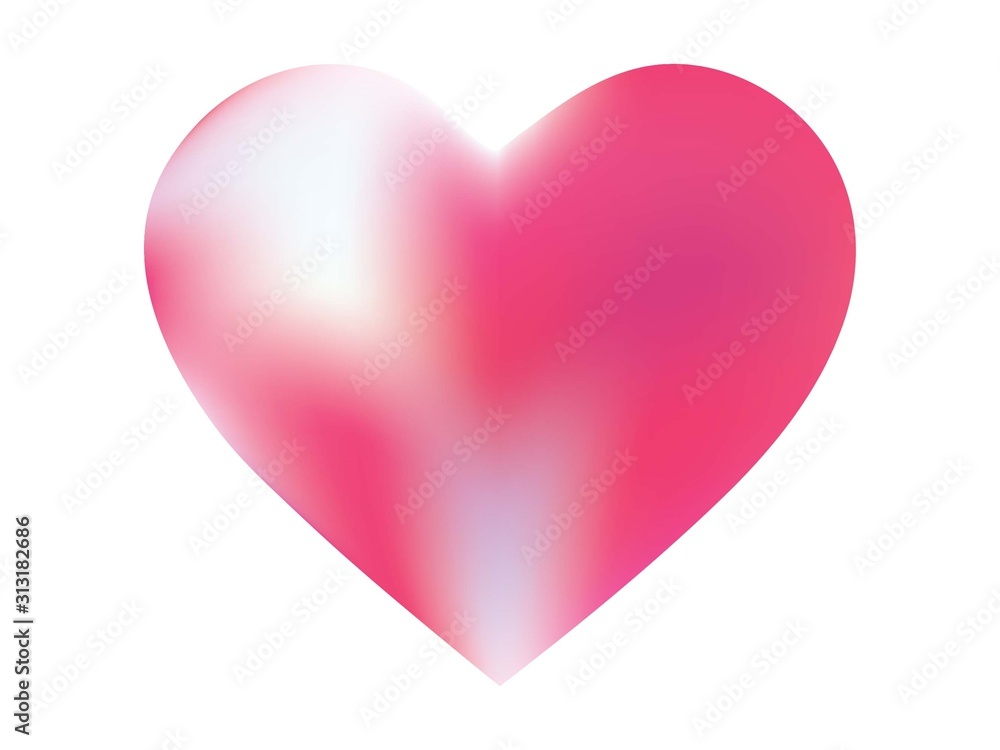 Colorful background in the form of a heart.