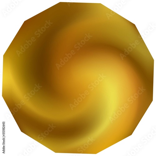 Polygonal chromatic background.