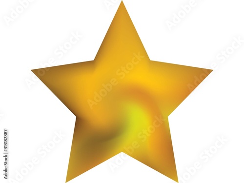 Chromatic background in the form of pentagram.