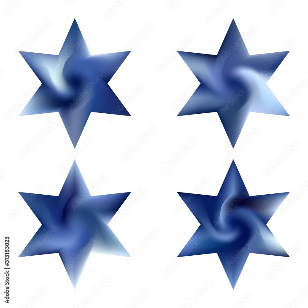 Kit of hexagram gradient backgrounds. Kit of hexagram gradient backgrounds.
