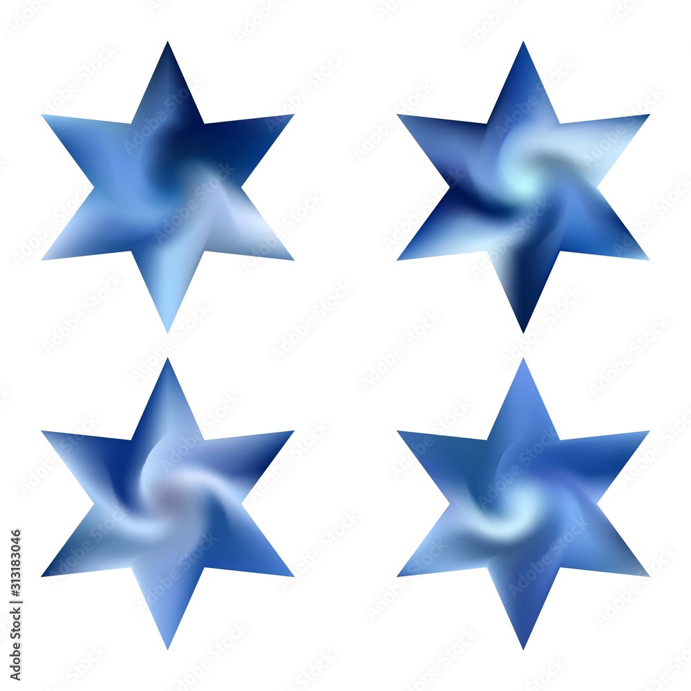 Kit of hexagram abstract backgrounds. Kit of hexagram abstract backgrounds.