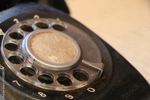 Wallpaper Mural レトロな黒電話 Torontodigital.ca