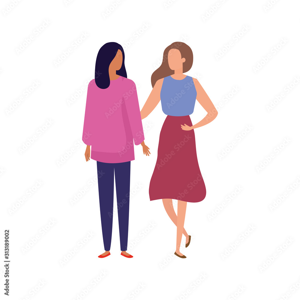 beautiful women avatar character icon beautiful women avatar character icon