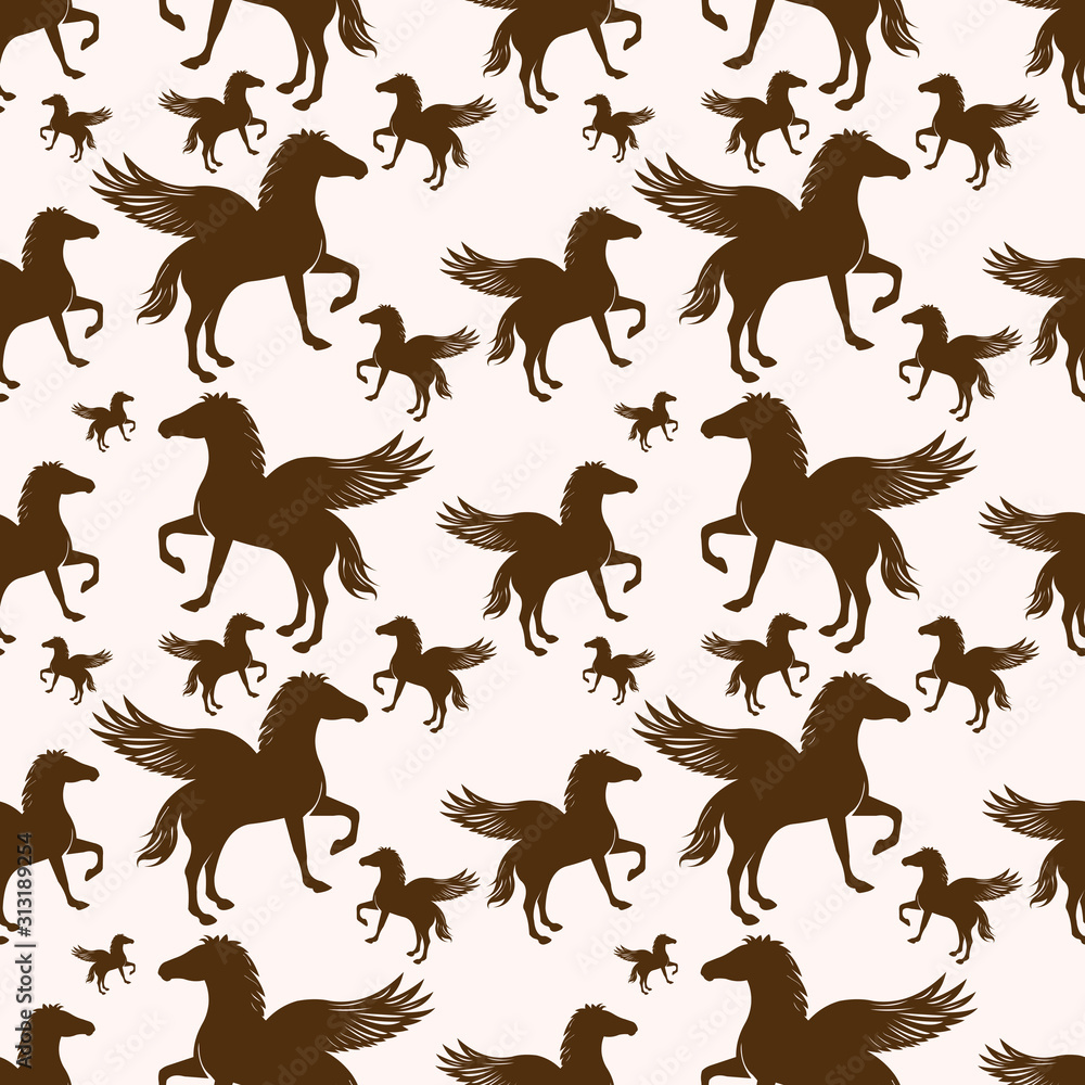 pegasus seamless pattern vector illustration background pegasus seamless pattern vector illustration background