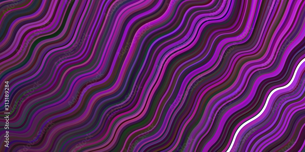 Dark Pink vector texture with wry lines. Dark Pink vector texture with wry lines.