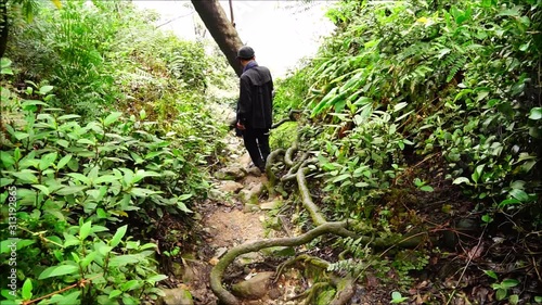 Ratu crater of Mt. Salak, West Java.