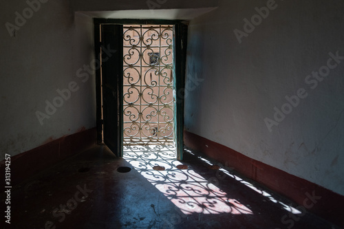 Taourirt Kasbah window in Ouarzazate, Morocco photo
