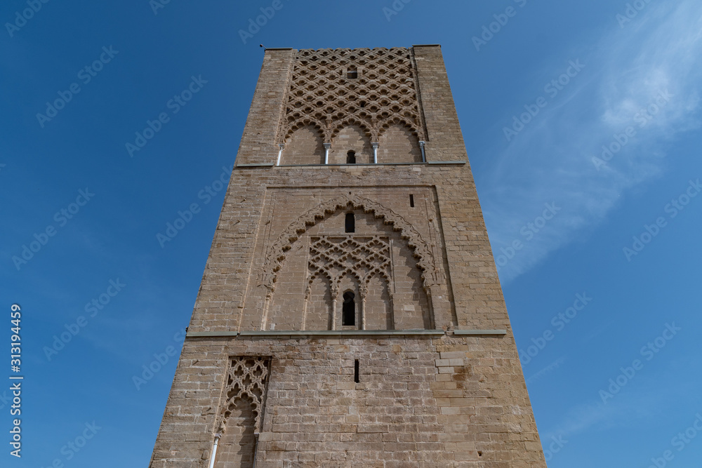 Hassan Tower in Rabat, Morocco