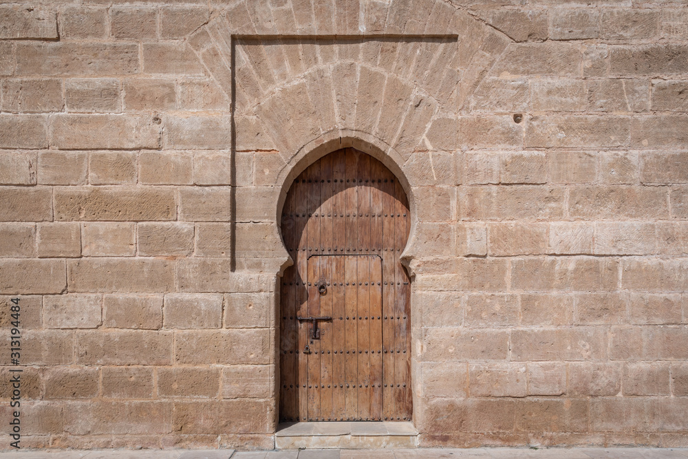 Hassan Tower's beautiful door in Rabat