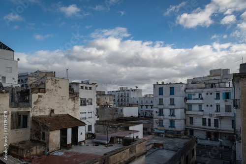 Typical Tunisian neighborhood in Tunis City