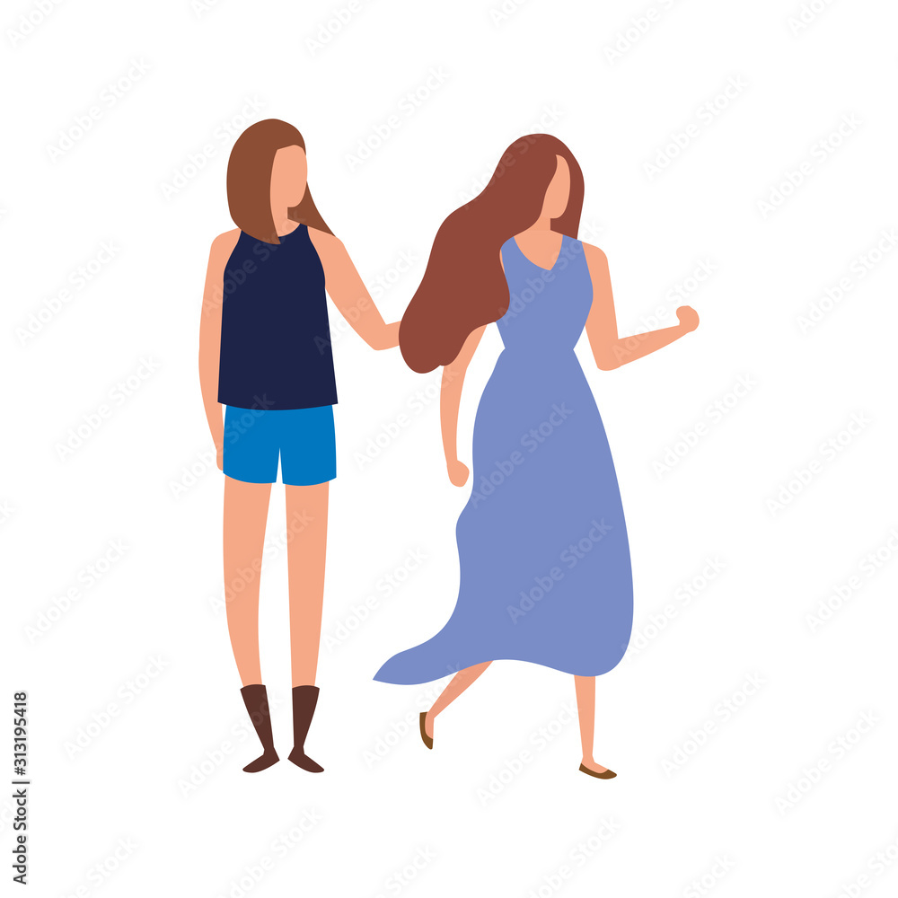beautiful women avatar characters icons beautiful women avatar characters icons
