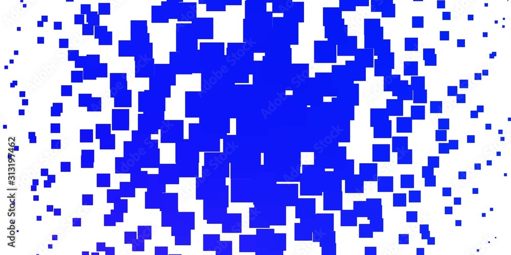 Fototapeta premium Light Pink, Blue vector background with rectangles. Abstract gradient illustration with rectangles. Modern template for your landing page.