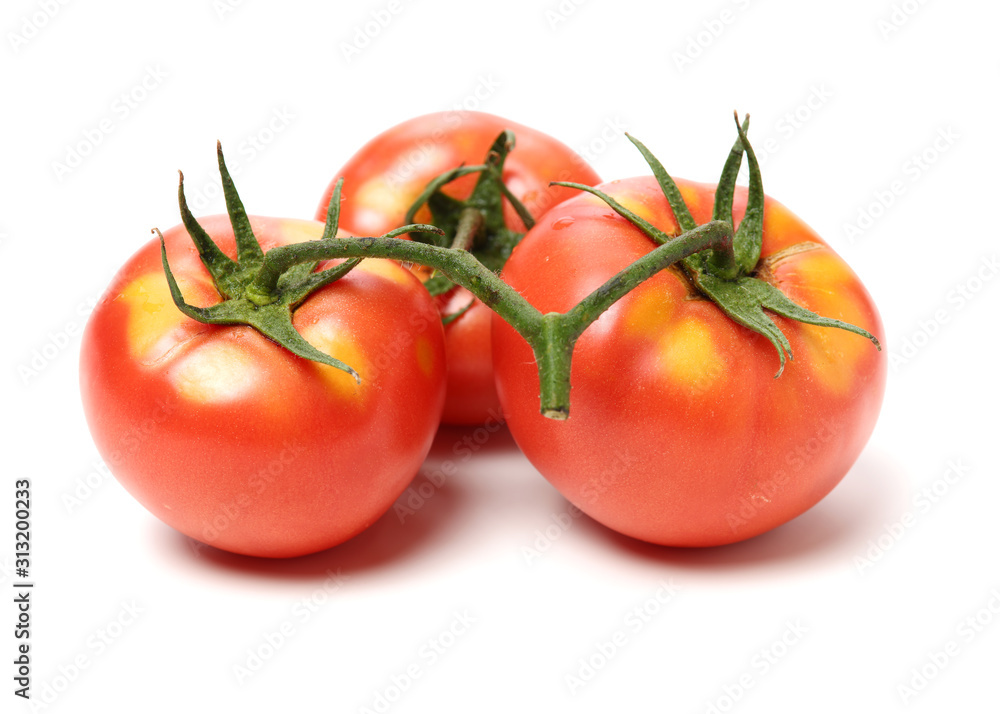 fresh tomato isolated on white background fresh tomato isolated on white background
