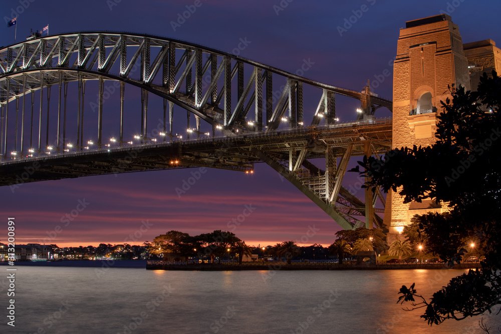 Sydney Harbour Bridge Sunset