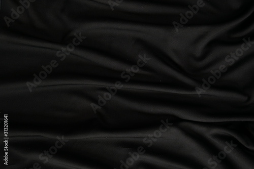 black cotton fabric texture, abstract silk background