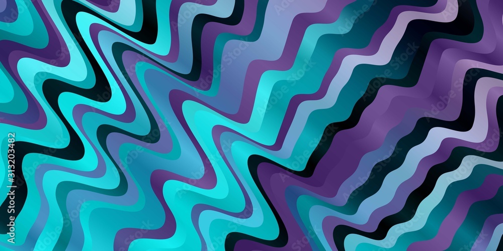 Light Pink, Blue vector texture with wry lines. Abstract illustration with gradient bows. Pattern for commercials, ads. Light Pink, Blue vector texture with wry lines. Abstract illustration with gradient bows. Pattern for commercials, ads.