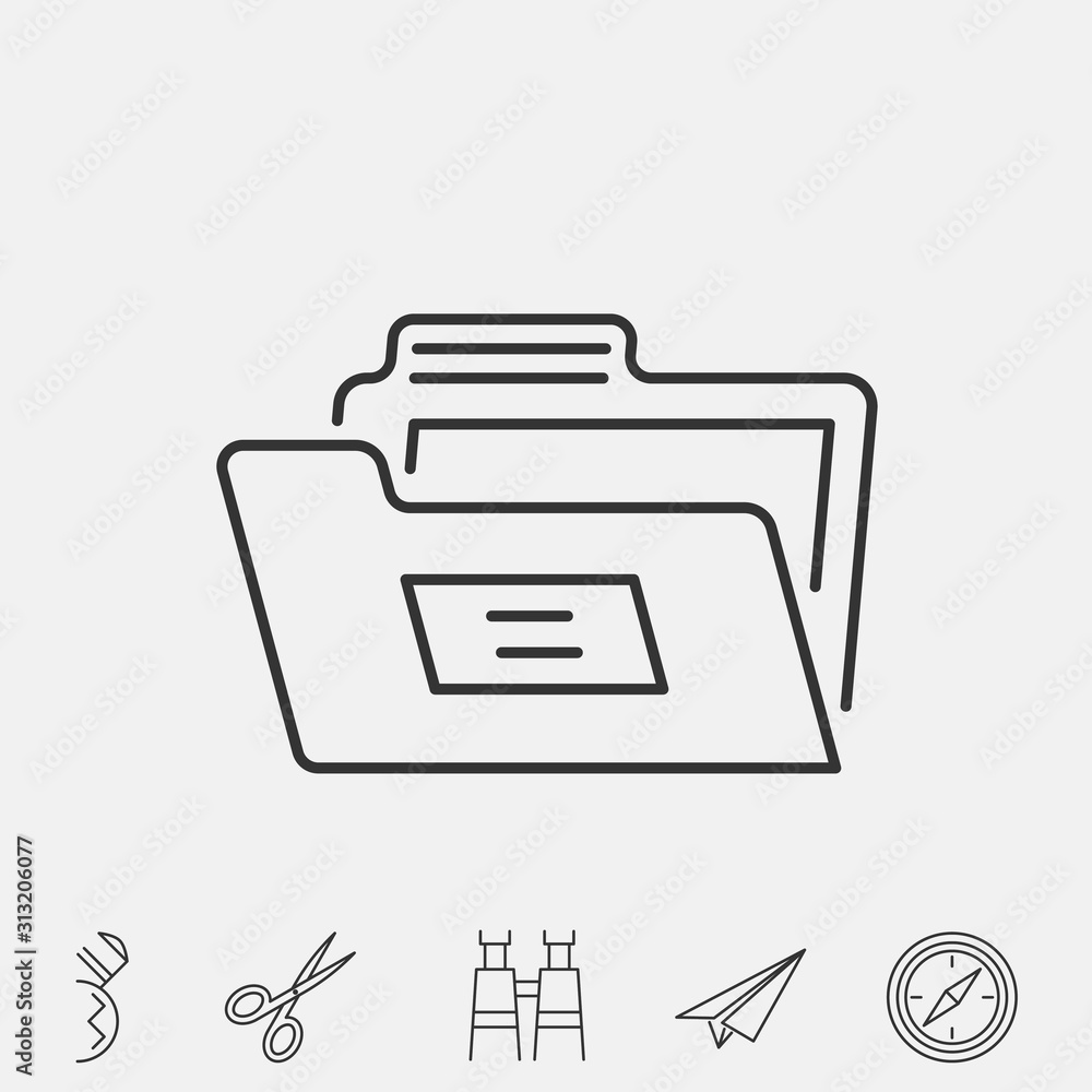 folder icon vector illustration symbol folder icon vector illustration symbol